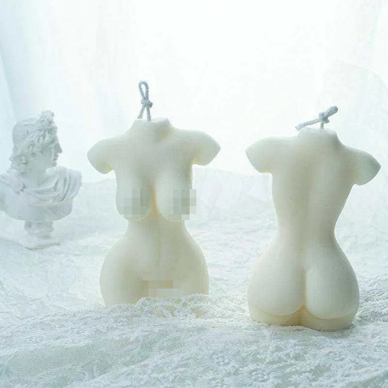 Womans Body Candle Nude Figure Mold