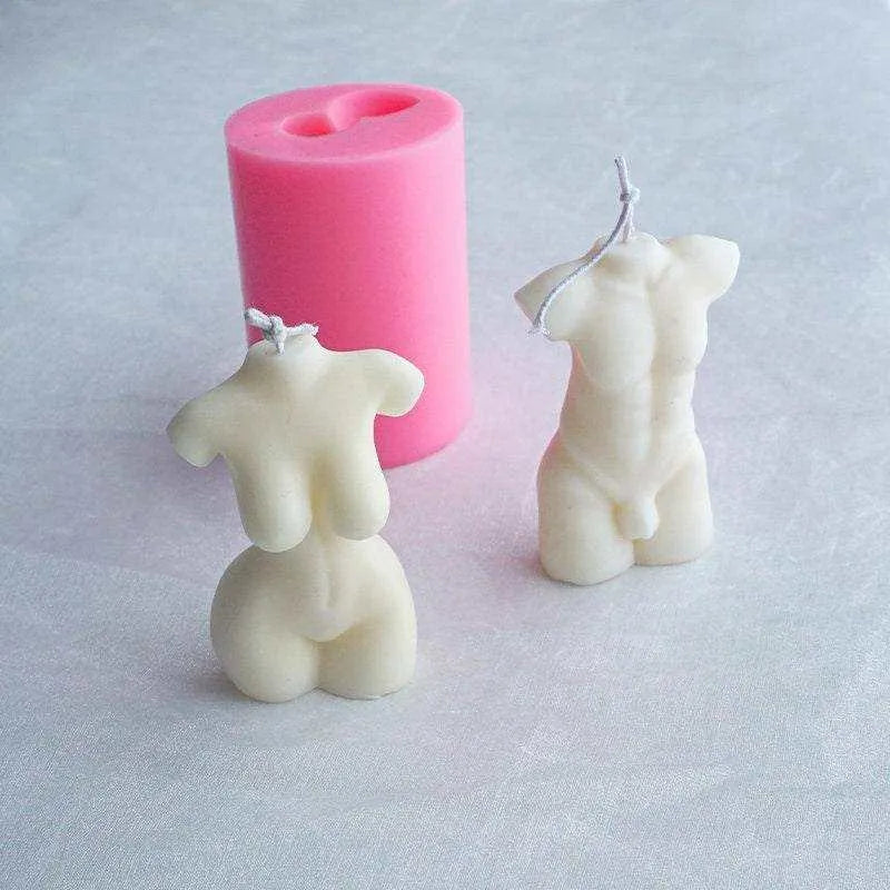 Womans Body Candle Nude Figure Mold