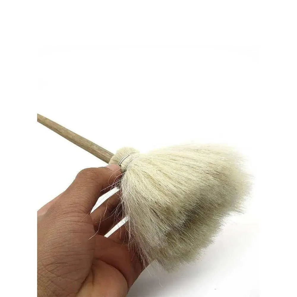 Cleaning Brush Wood Handle Sweeper Ceramic Sculpting Tools Pottery Accessories