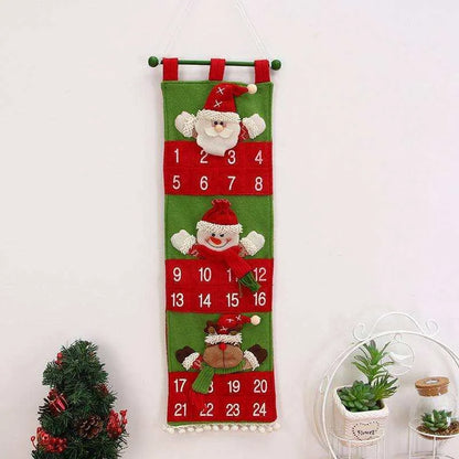 Wooden Christmas Advent Calendar | Handcrafted Holiday Countdown Décor , Christmas calendar, christmas tree