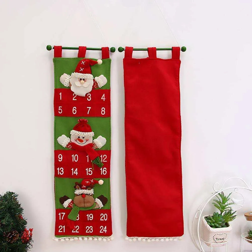 Wooden Christmas Advent Calendar | Handcrafted Holiday Countdown Décor , Christmas calendar, christmas tree