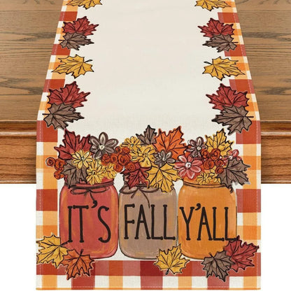 Autumn Thanksgiving Atmosphere Decorative Table Cloth