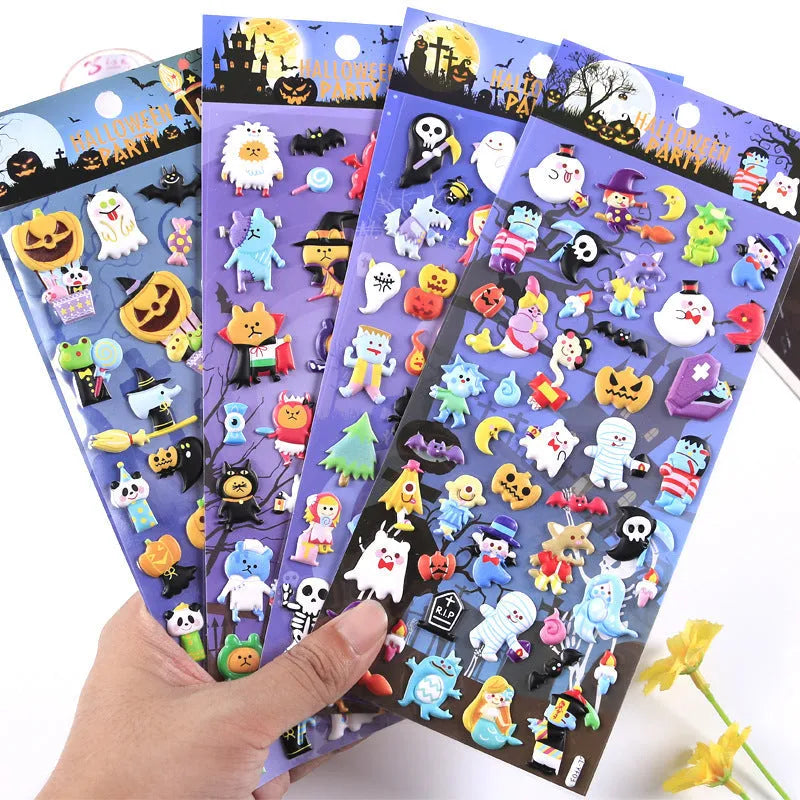 Natal Halloween Cartoon DIY adesivos decorativos