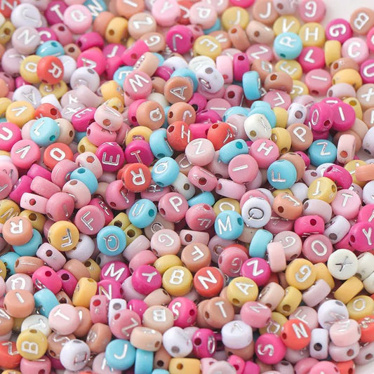 Acrylic Letter Beaded Jewelry Accessories - DiyCraftsProject