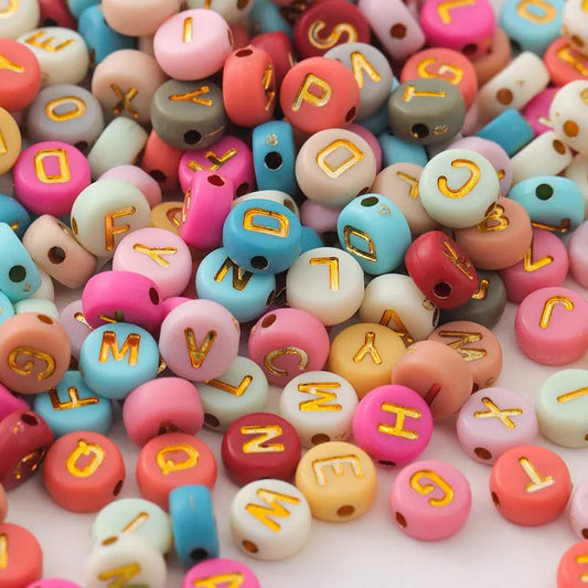 Acrylic Letter Beaded Jewelry Accessories - DiyCraftsProject