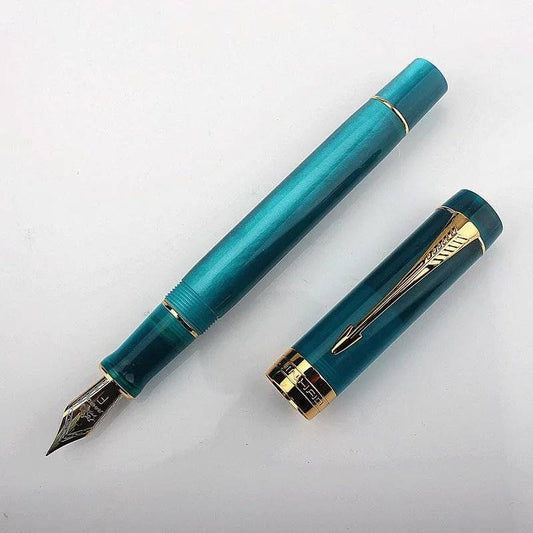 Acrylic Peacock Blue Business Pen - DiyCraftsProject