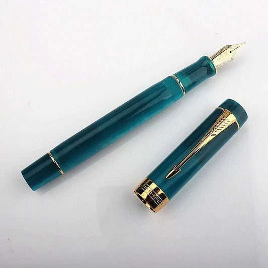 Acrylic Peacock Blue Business Pen - DiyCraftsProject