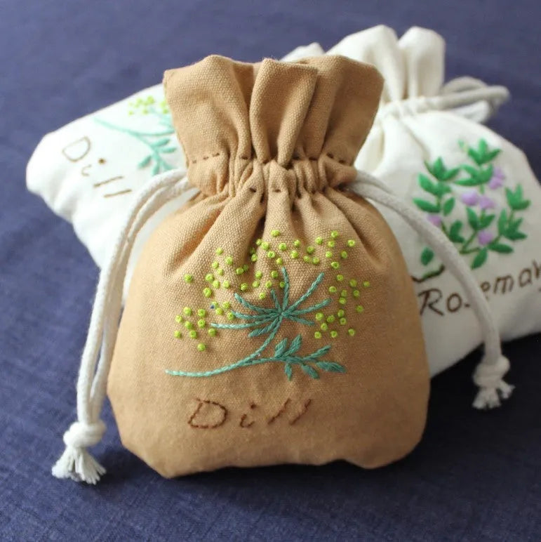 Handmade DIY Embroidery Sachet Material Pack