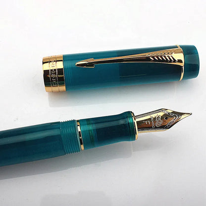 Acrylic Peacock Blue Business Pen