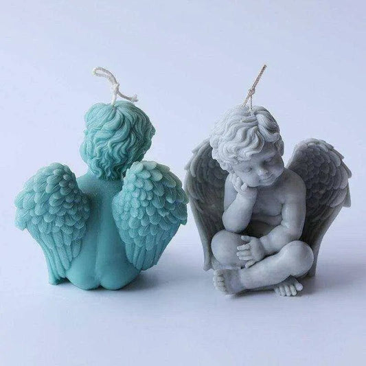 Angel Candle Silicone Mold - Create Stunning Heavenly Candles or Ornaments - DiyCraftsProject