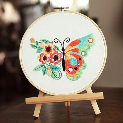 Embroidery Butterfly Painting Diy Material Bag