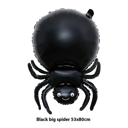 Mexican Day Of The Dead Party Decoration Spider Aluminum Balloon