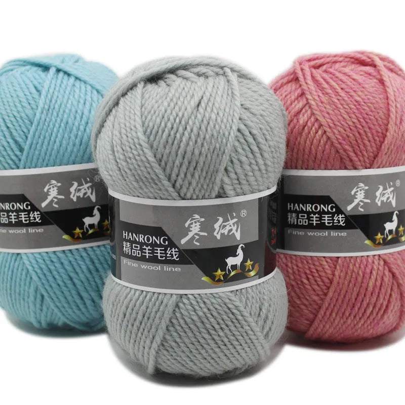 Cashmere Wool Ball Thick Knitting Yarn Ball Self-woven Woven Material Kit