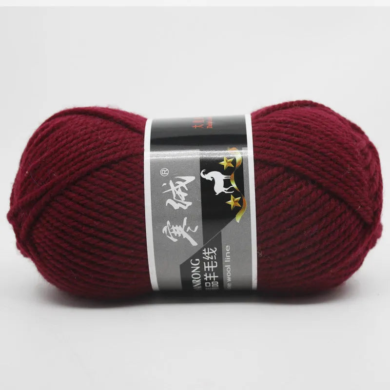 Cashmere Wool Ball Thick Knitting Yarn Ball Self-woven Woven Material Kit