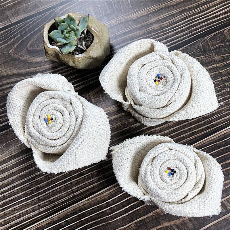 Cloth Coarse Yarn Embroidery Poke Embroidery Wool Embroidery DIY Material Package