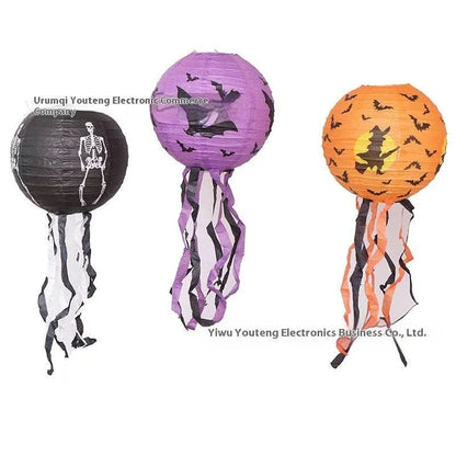 Halloween Decoration Pumpkin Lantern Store Mall Activity Arrange Hangings Pendant Ghost Festival Hanging