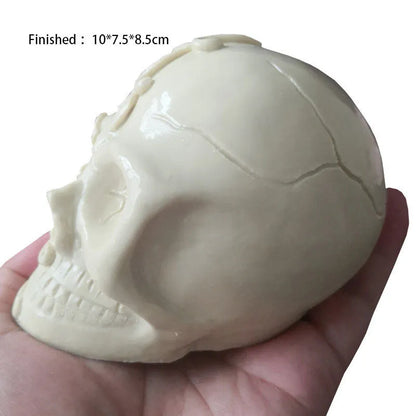 Skull Mousse Cake Silicone Mold Candle Aromatherapy Gypsum Tool DIY Resin Craft