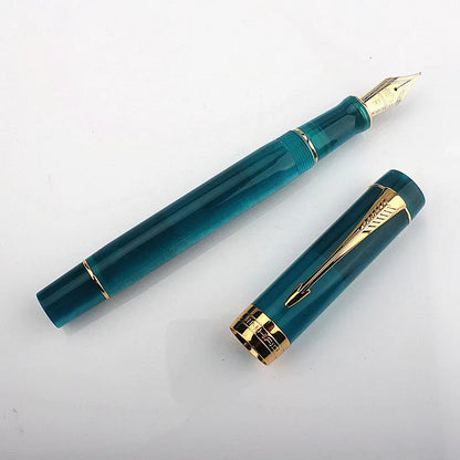 Acrylic Peacock Blue Business Pen