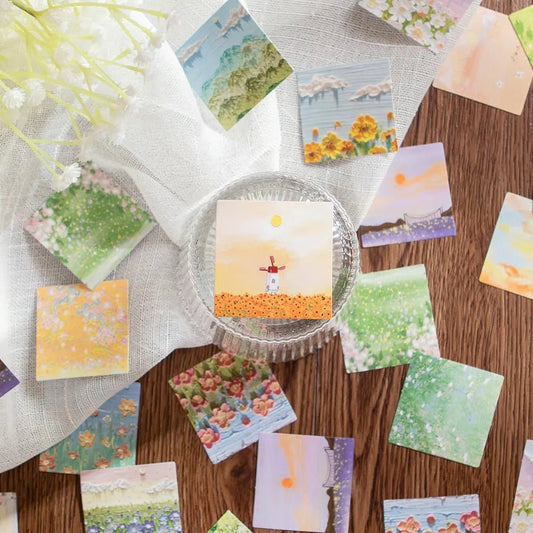 Boxed Tone Series Ins Style Stickers - DiyCraftsProject