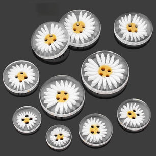 Button Resin Shirt Sweater Cardigan Coat Transparent Decorative Buttons Accessories - DiyCraftsProject