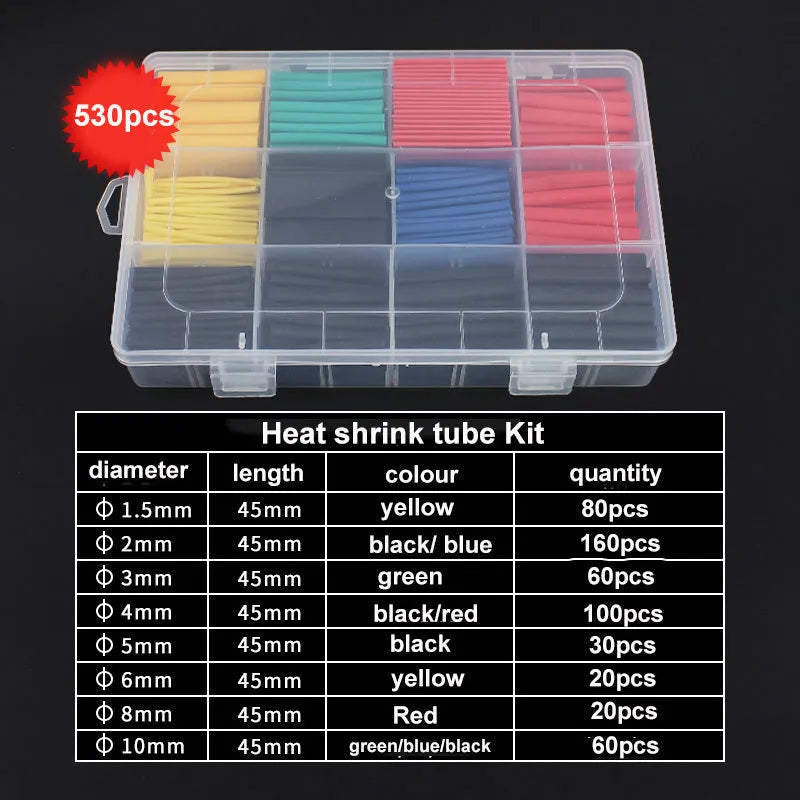 Heat Shrink Tube Sleeve Boxed Combination – Versatile Insulation for Secure Electrical Connections