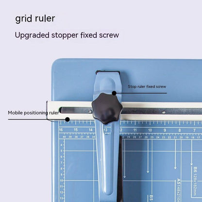 Upgraded Blue Bottom Thick Paper Cutting Knife Cutting Machine With Baffle