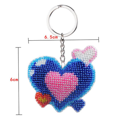 Charming DIY Beaded Keychain Pendant Kit