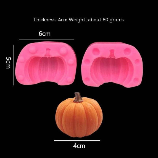 Cake Silicone Mold Halloween Pumpkin Fondant Baking Tool - DiyCraftsProject