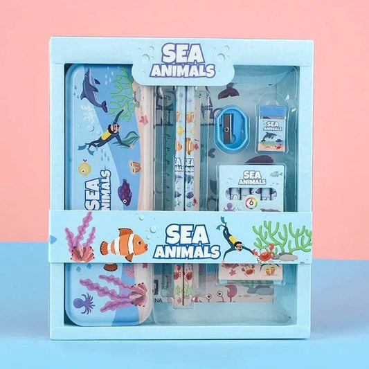 Cartoon Children's Stationery Set Gift Creative School Supplies - DiyCraftsProject