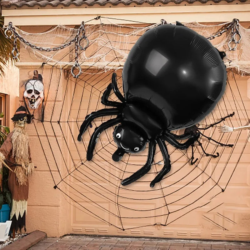 Mexican Day Of The Dead Party Decoration Spider Aluminum Balloon