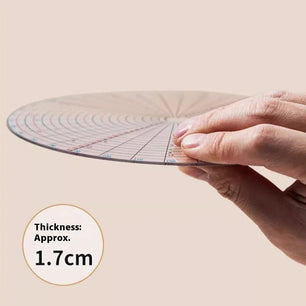 Ceramic Tool Multifunctional Full Circle Cutting Ruler - DiyCraftsProject