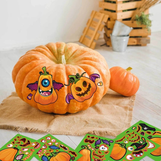 Children's Wansheng DIY Pumpkin Horror Puzzle Journal Stickers - DiyCraftsProject