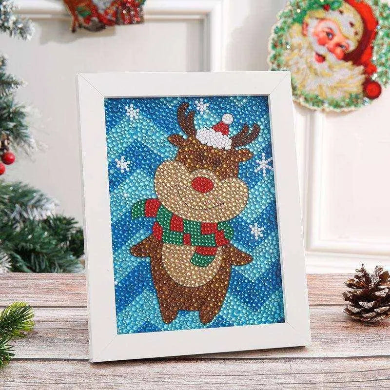 a picture of a picture of a reindeer