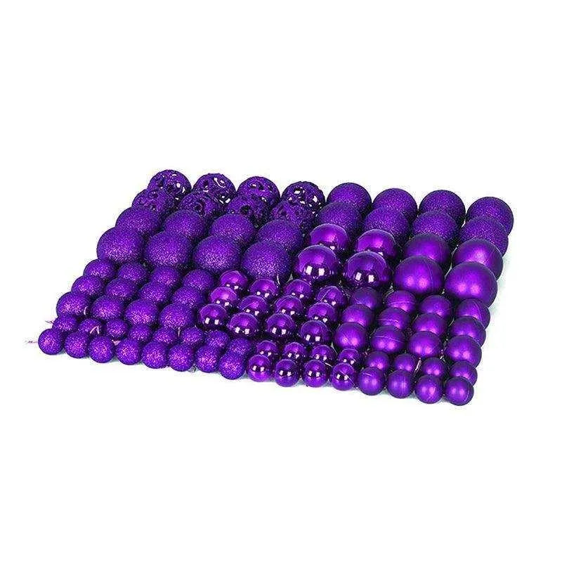 Christmas Matte Decorative Ball - Set of 100, 700g Plastic Christmas Balls , christmas decoration, Christmas Matte Decorative Ball