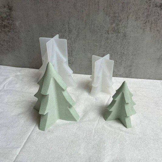 Christmas Tree Candle Mold for Festive Plaster & Epoxy Candles - DiyCraftsProject