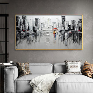 City Landscape Painting DIY Paint by Numbers Kit - DiyCraftsProject