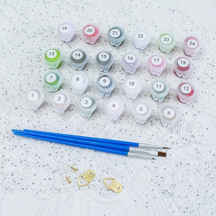 City Landscape Painting DIY Paint by Numbers Kit - DiyCraftsProject
