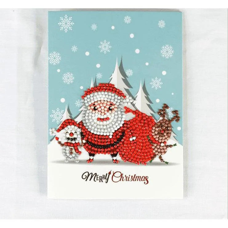 Creative Christmas Card - Diamond Painting Greeting Card , christmas crafts, Creative Christmas Card Christmas Card Diamond Painting Greeting Card