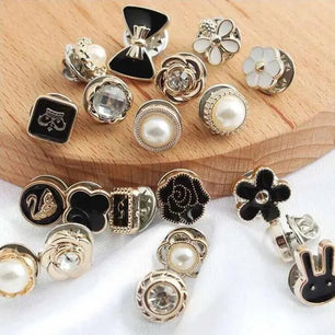 Cute Small Buttons - Set of 10 - DIY Dressmaking Sewing Accessories - 1.1cm Size - DiyCraftsProject