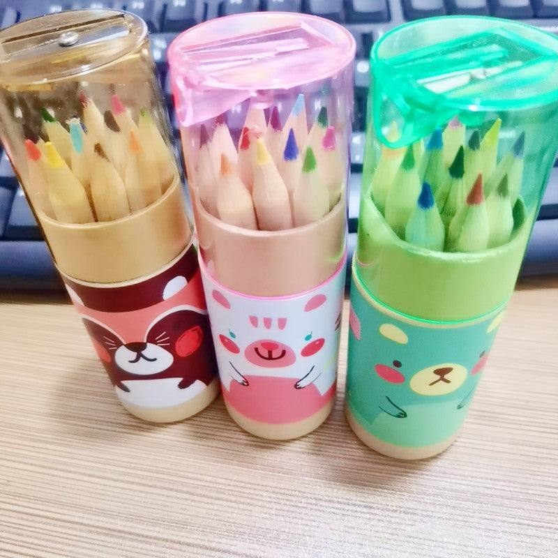 Cartoon 12 Color Pencil Children's Gift Student Stationery