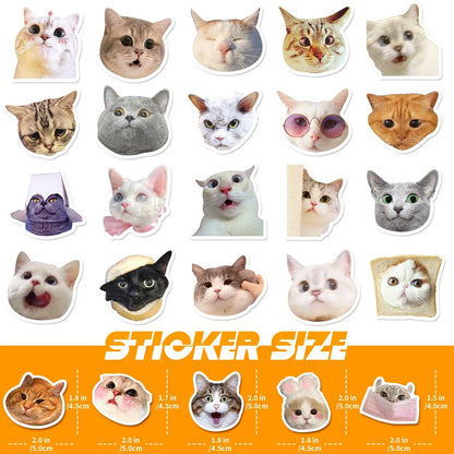 Fashion Statement Cat Graffiti Stickers