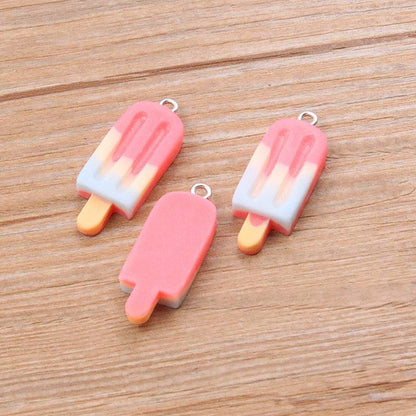 DIY Resin Accessories Gradient Popsicle Sticks Pendant