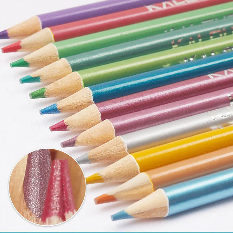 180-Color Art Pencil Set in Metal Tin Box