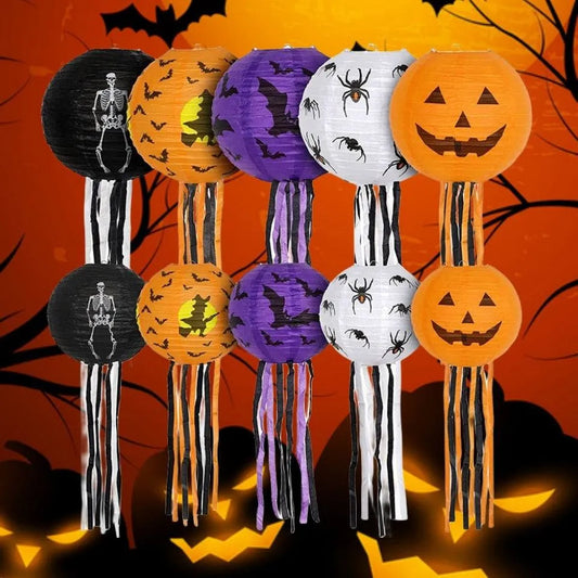 Halloween Decoration Pumpkin Lantern Store Mall Activity Arrange Hangings Pendant Ghost Festival Hanging