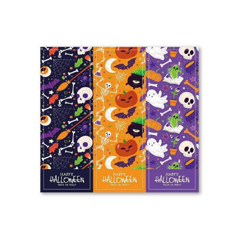 Halloween Self-adhesive Rectangular Sticker