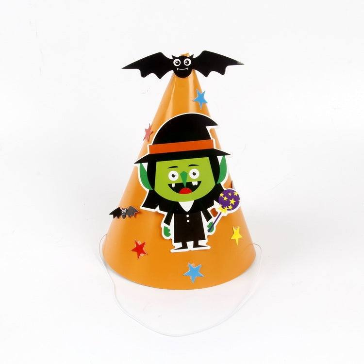 Halloween Supplies Paper Cartoon Hat Kids