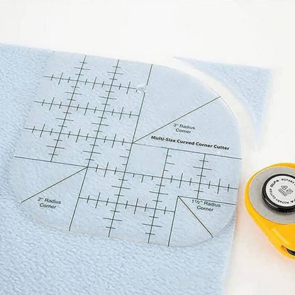 Acrylic Multifunctional Sewing Ruler Clothes Cutting Ruler Home Tools