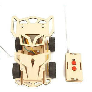 DIY RC 4 - Wheel Wood Toy Car Building Kit - Educational Learning Toy - DiyCraftsProject