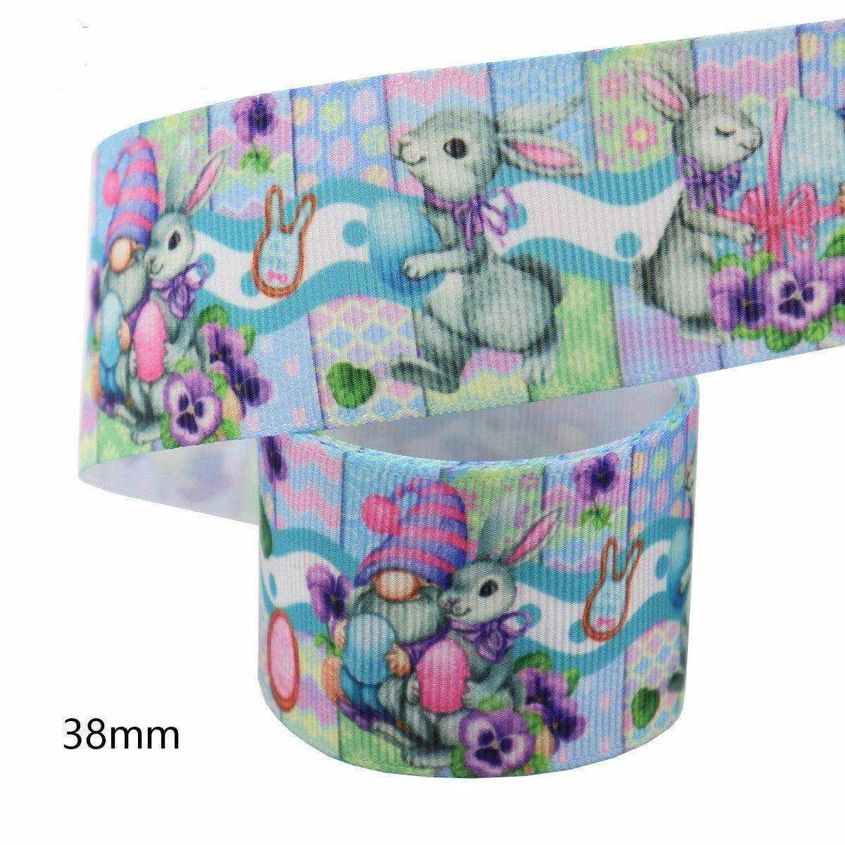 Easter Hot Transfer Ribbon for Packaging Decoration - 38mm Width , 