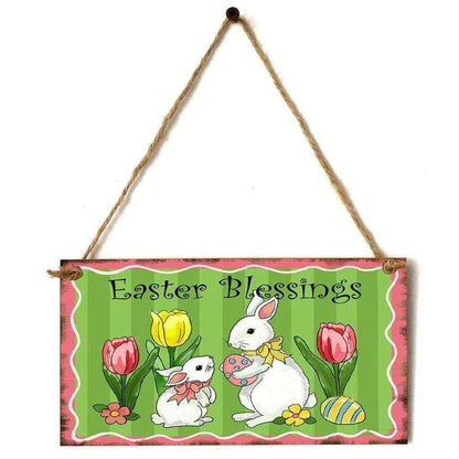 Easter Ornaments - Set of 20 - 10x20cm - Poplar Plywood , 